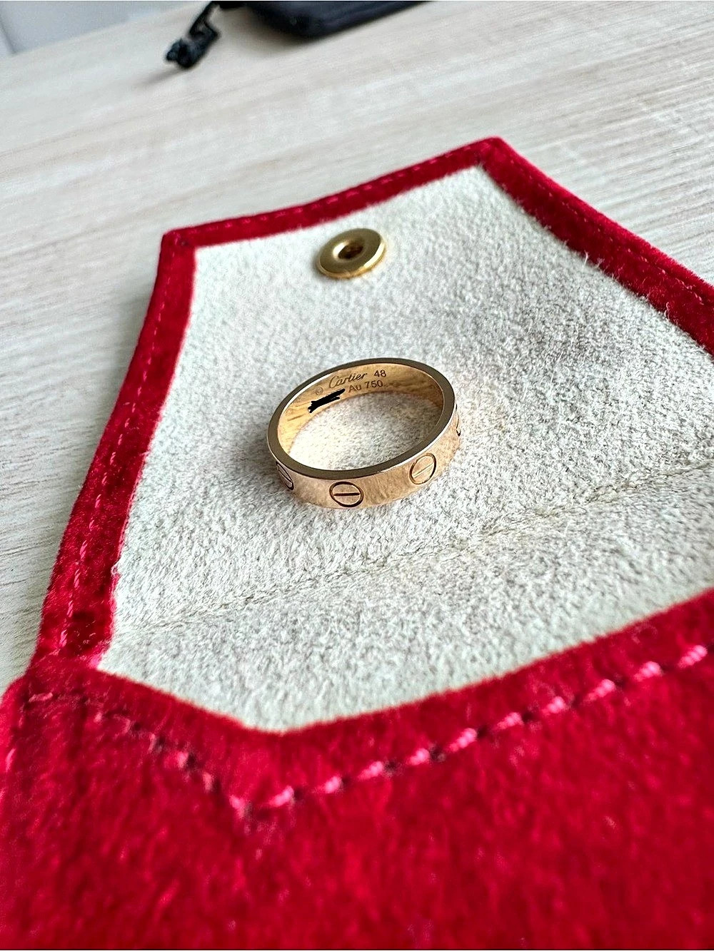 Cartier LOVE Ring, Small Model 14K Rose Gold